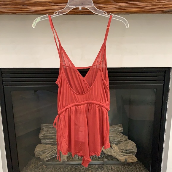 NWT{Somedayslovin}Sz XS Rust Tides Jersey Playsuit - Picture 3 of 13